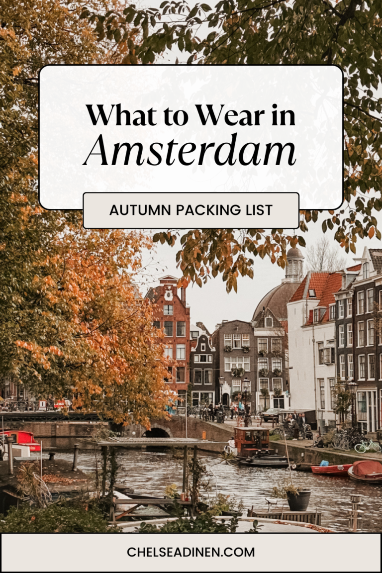 What to Wear in Amsterdam in the Autumn: Complete Packing List by a Local